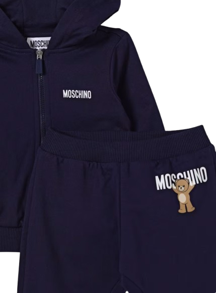 Completo nero per neonati MUK05G LCA40 40016 MOSCHINO 