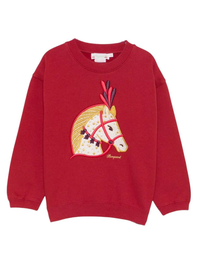 Felpa per bambina N05GSWK00001 151 BONPOINT 