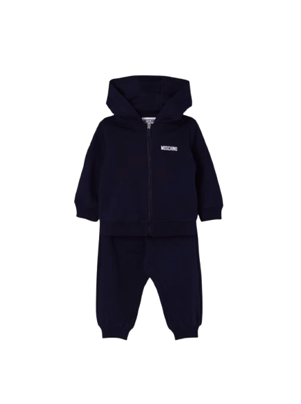 Completo nero per neonati MUK05G LCA40 40016 MOSCHINO 