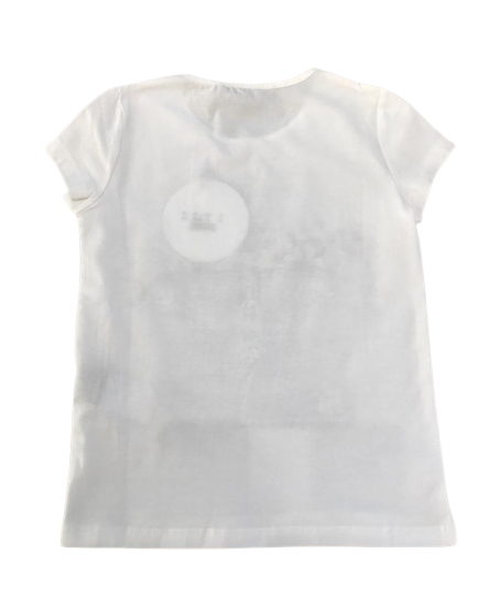 T-shirt con stampa fiori