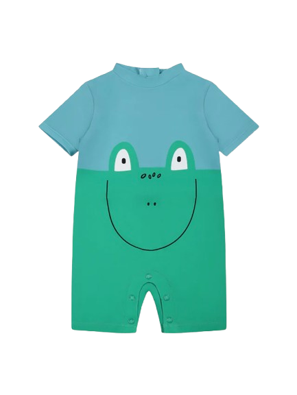 Pagliaccetto verde per neonato