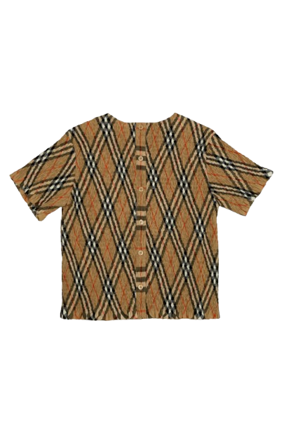 Top elasticizzato check Burberry 8100073 B9368 BURBERRY 