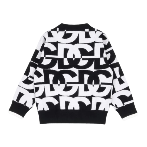 Maglione con intarsio