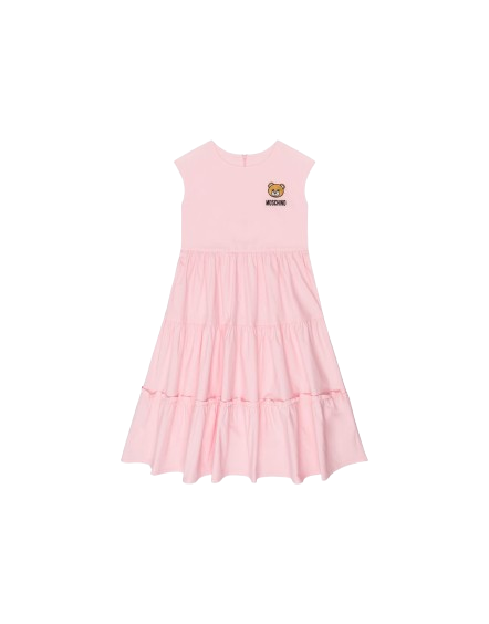 Maxi abito bambina rosa