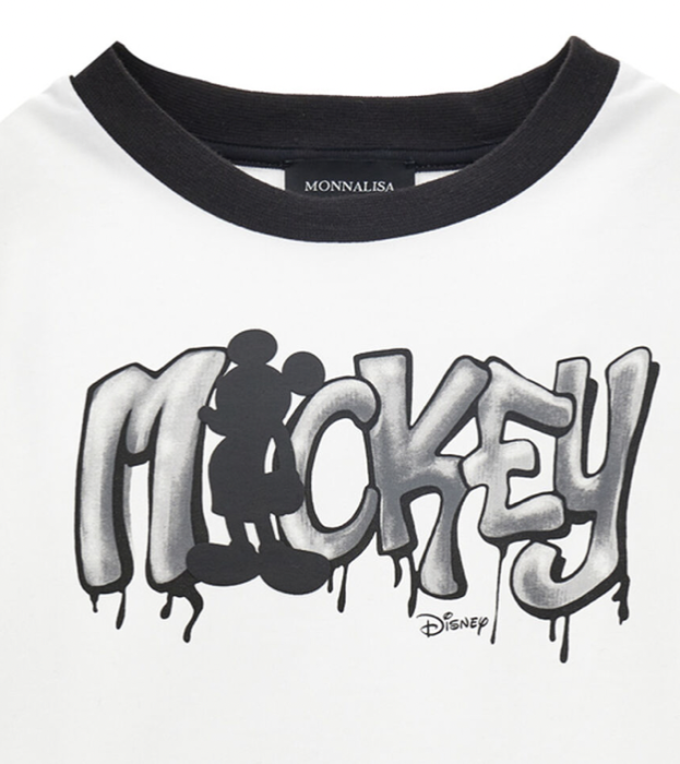T-shirt jersey maniche lunghe Topolino