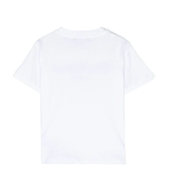 T-shirt con stampa BT8Q71 Z0116 100NE BALMAIN 