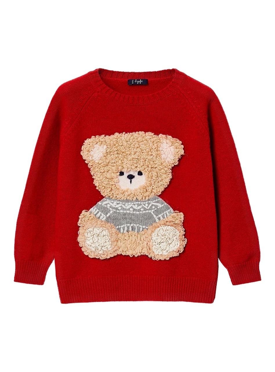 Maglione con stampa A23MA334EM220 3907 Il gufo 