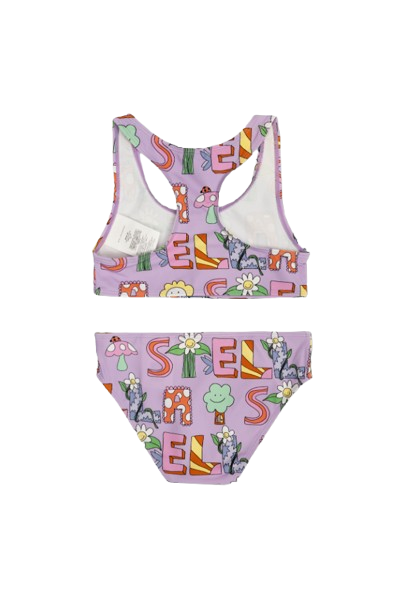 Costume da bagno con stampa scritta