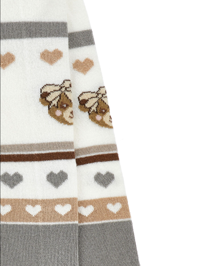 Collant Orsetti caldo cotone<BR/> 19F011 6076 0132 MONNALISA 
