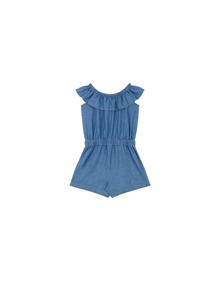 Salopette in Denim Bambina