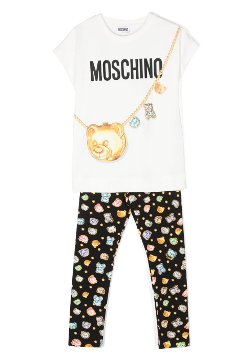 Completo bambina leggings e t-shirt