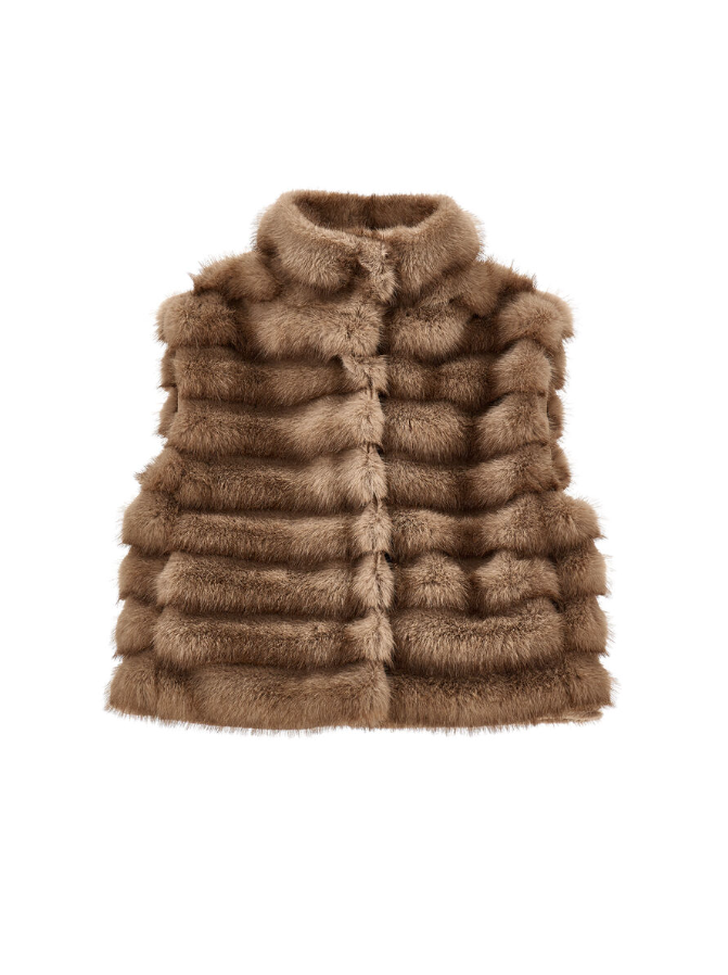 Gilet peluche 17F108 6032 0009 MONNALISA 