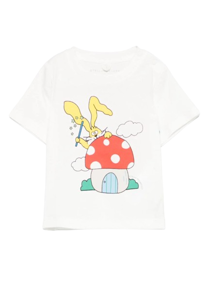 T-shirt bianca con stampa