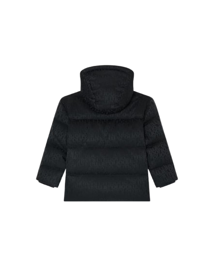 Giubbino per bambino Emporio Armani Kids nero con design trapuntato EB000514 AF16099 UB118 ARMANI JUNIOR 