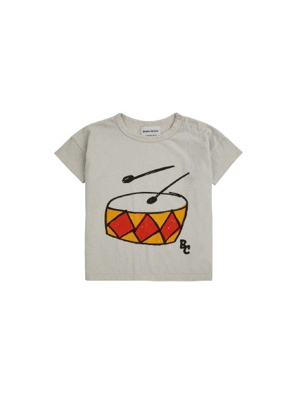T-shirt con stampa 124AB001 MULTICOLORE BOBO CHOSES 