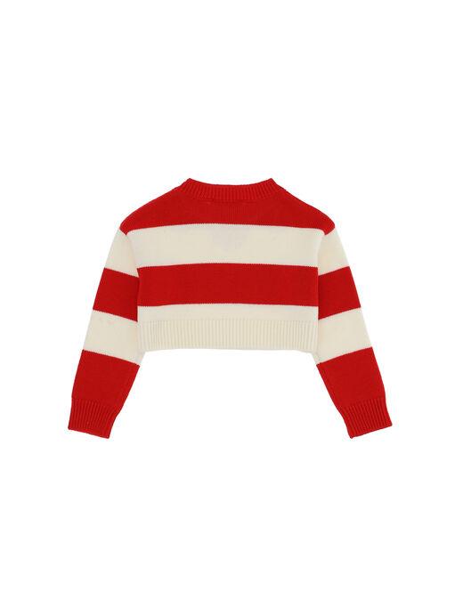 Pull cropped marinière