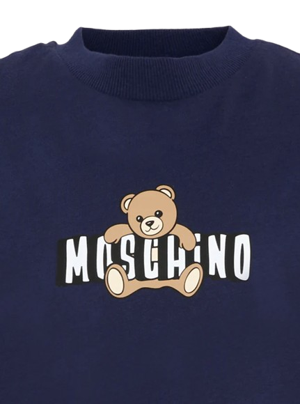 T-shirt per bambini HZM058 LAA03 40016 MOSCHINO 