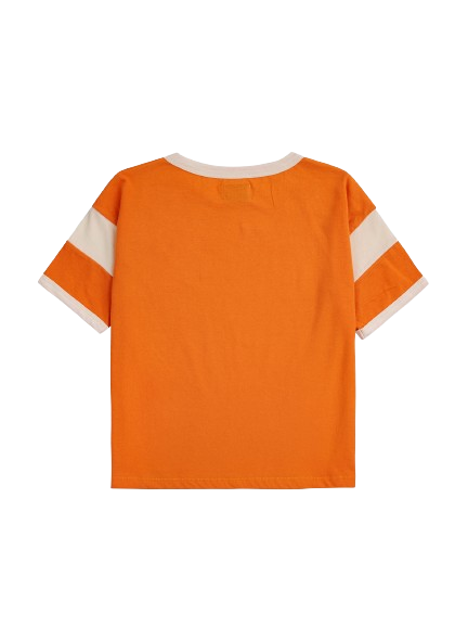 Maglietta Bobo Choses 124AC016 ARANCIO BOBO CHOSES 