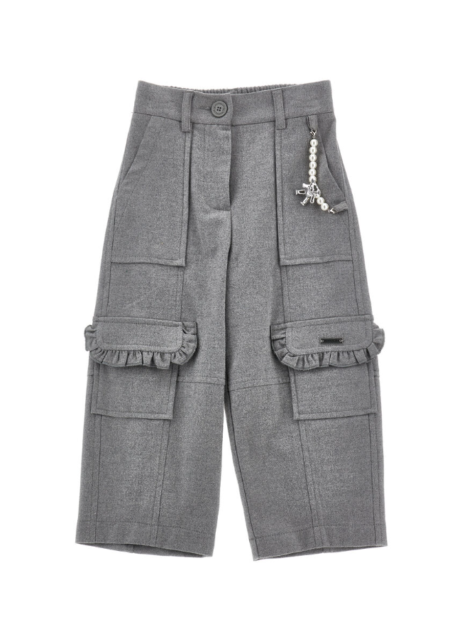 Pantaloni cargo tasche 11F414 6159 0032 MONNALISA 