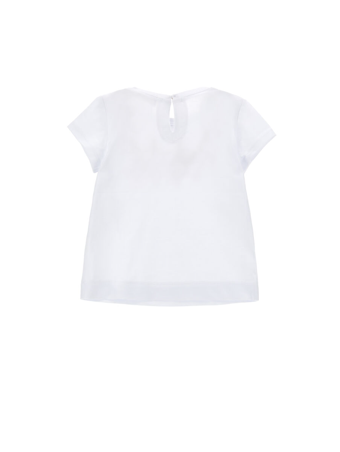 T-shirt cotone stampa cuori