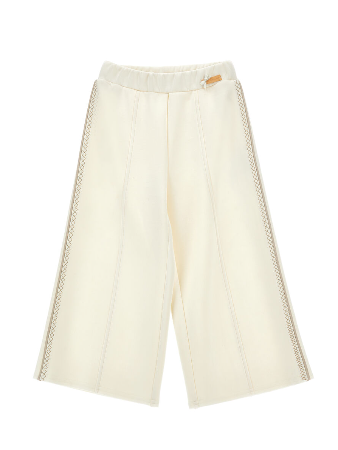 Pantaloni in neoprene jacquard 11F407 6209 0001 MONNALISA 