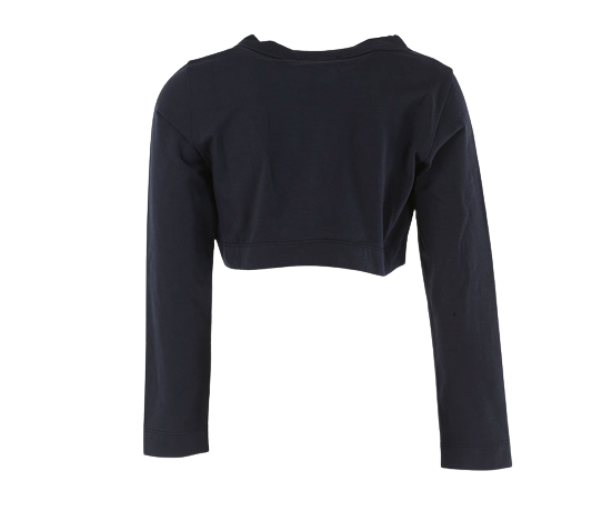 Cardigan crop a bottoni