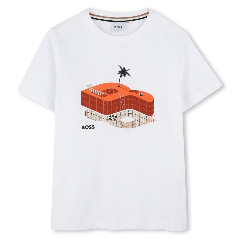 T-shirt in cotone per bambini<BR/>