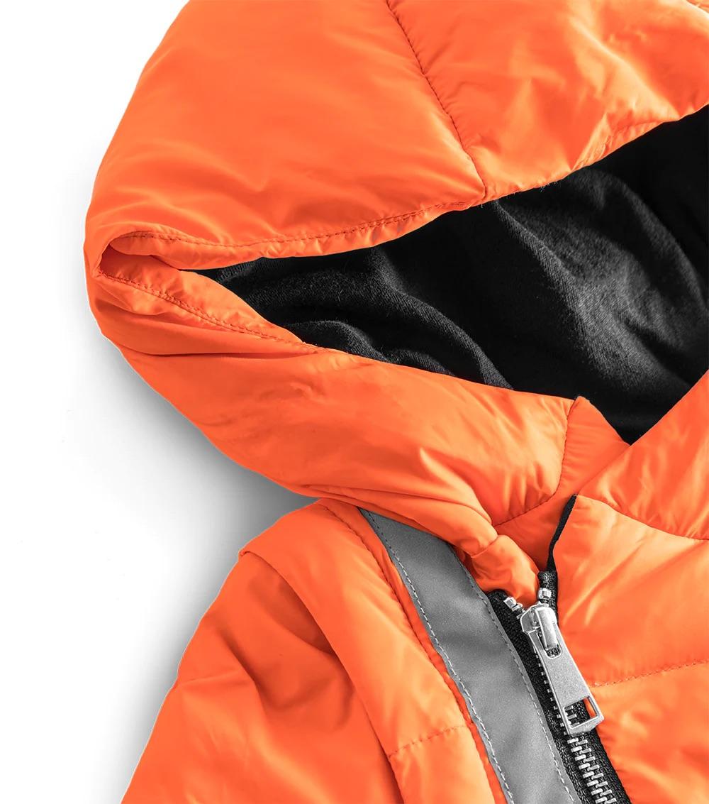 Piumino con maniche staccabili NU3984 ORANGE NUNUNU 