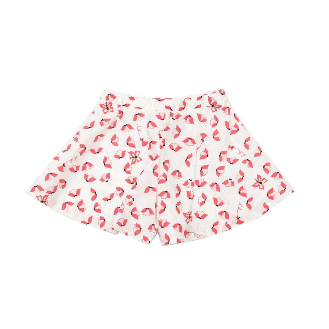 Gonna bambina in cotone, stampa fantasia