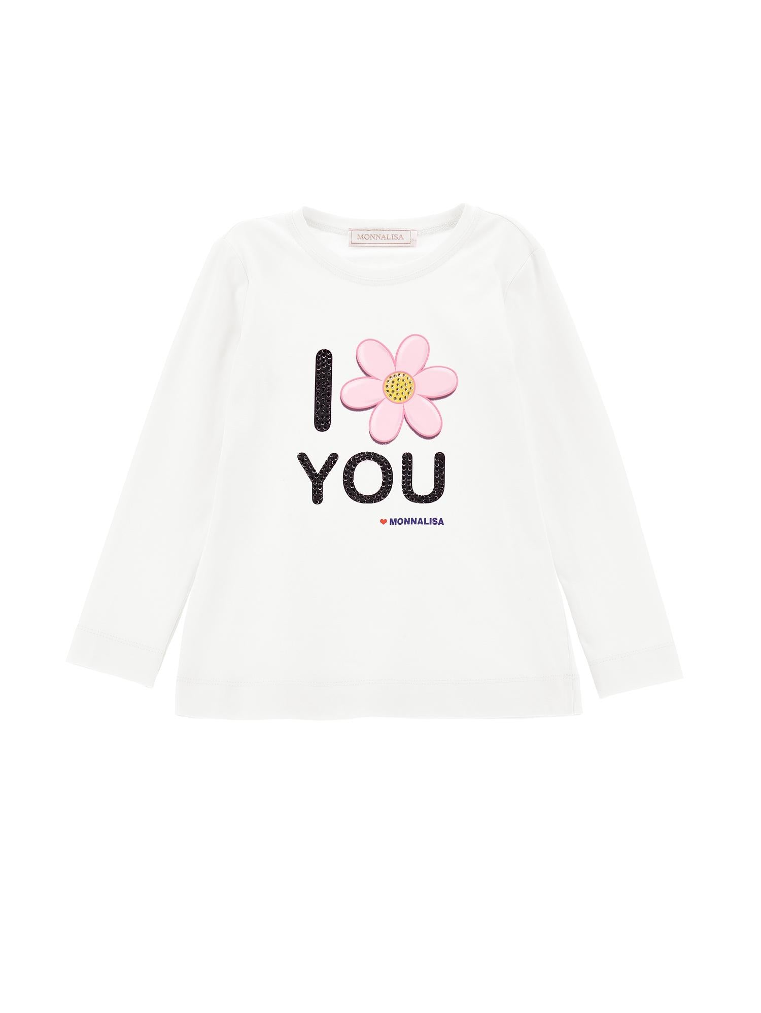 T shirt jersey strass
