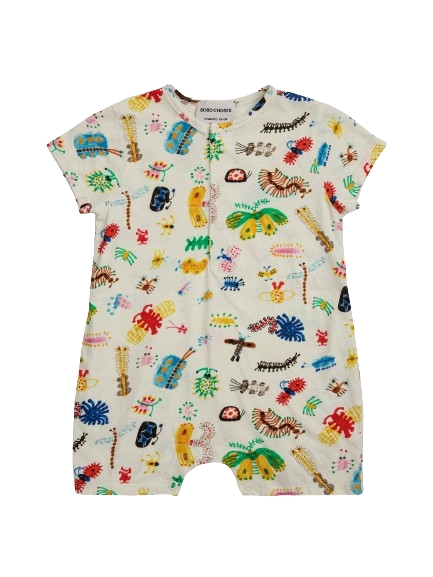 Tutina con insetti divertenti ovunque 124AB084 MULTICOLORE BOBO CHOSES 