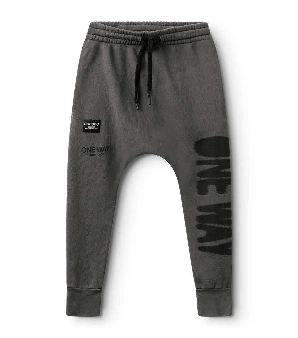 Pantaloni tuta  larghi NU3957 GRAPHITE NUNUNU 