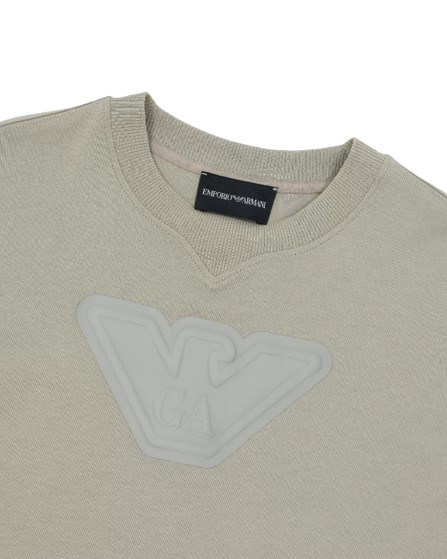 T-shirt in jersey con maxi aquila a rilievo ASV