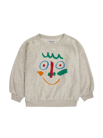 Felpa Crazy Mask 124AC045 MULTICOLORE BOBO CHOSES 
