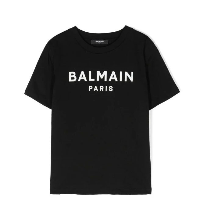 T-shirt con logo BT8P41 Z0082 930BC BALMAIN 
