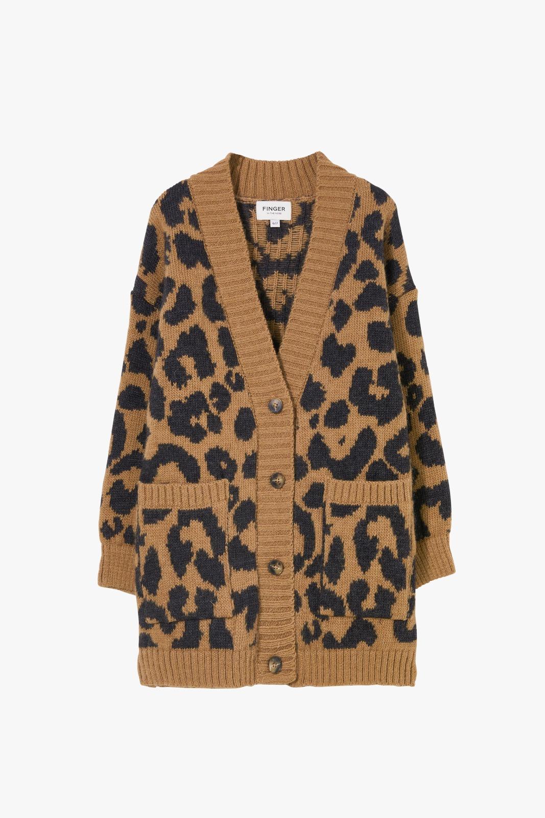 Veste leopardata bambina