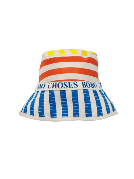 Cappello reversibile a righe 124AI028 MULTICOLORE BOBO CHOSES 