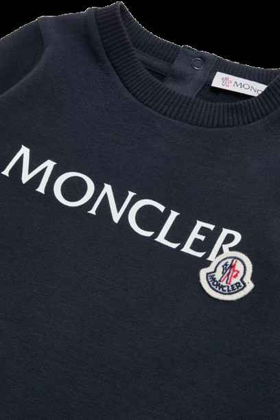 Tutina in cotone con logo L1951 8L00004 89B9Y 778 MONCLER 