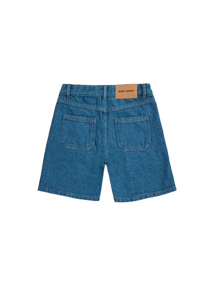 Bermuda in denim color block 124AC086 BLUE BOBO CHOSES 