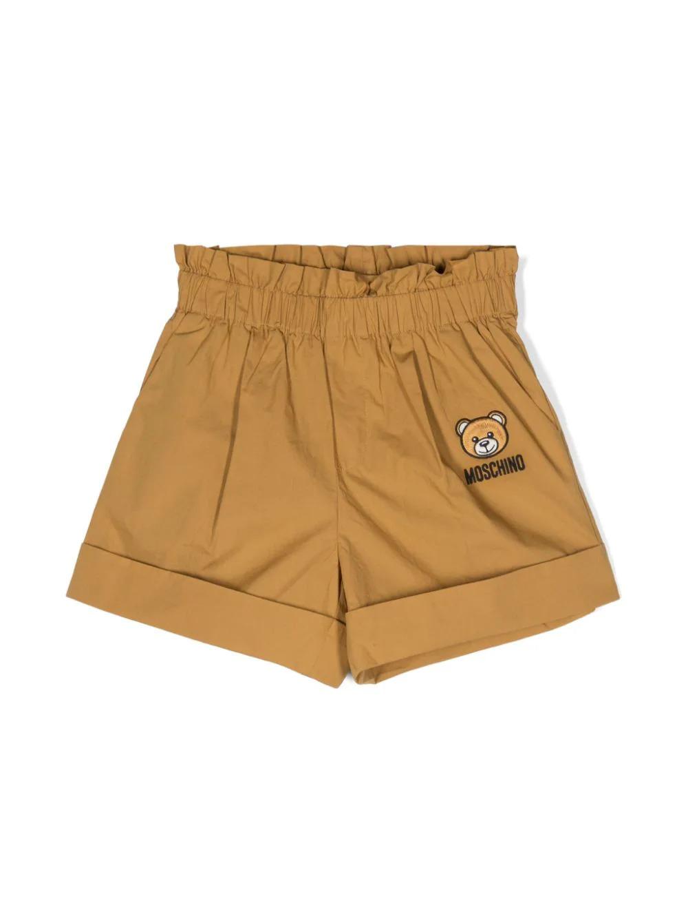 Shorts bambina vita alta