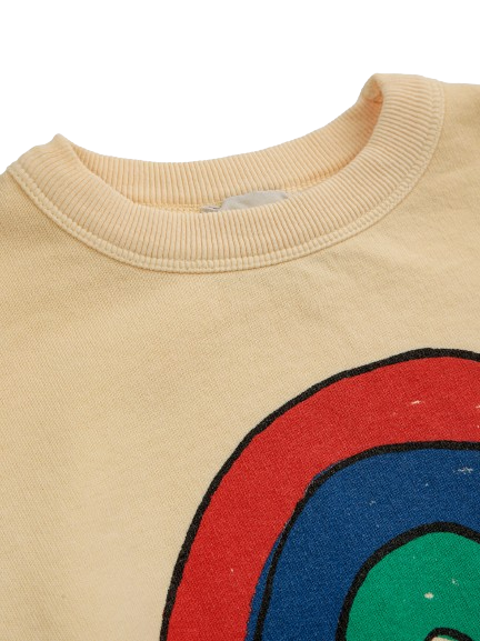 Felpa arcobaleno 124AC047 MULTICOLORE BOBO CHOSES 