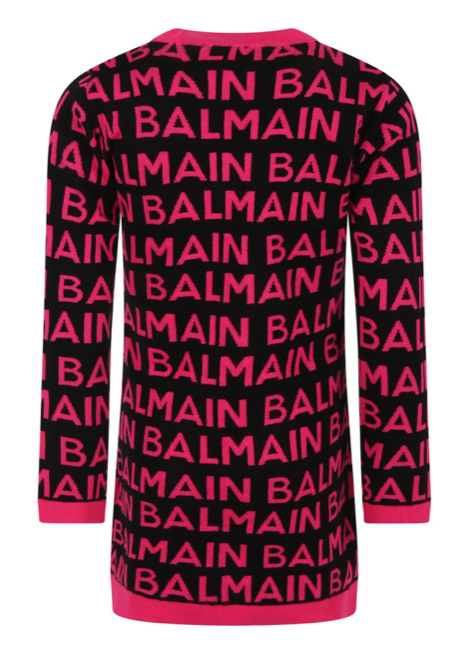 Abito modello maglione con stampa.