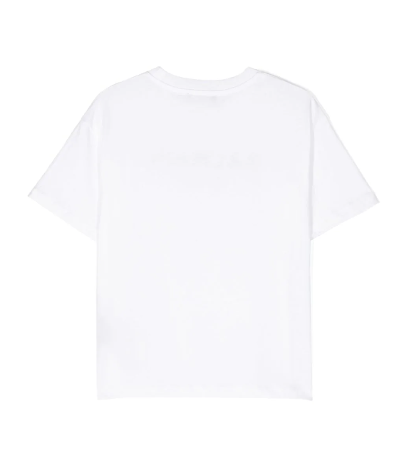 T-shirt con stampa BU8P01 Z1751 100NE BALMAIN 