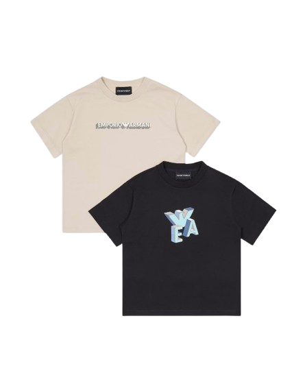 Pack 2 T-shirt con stampa logo ASV