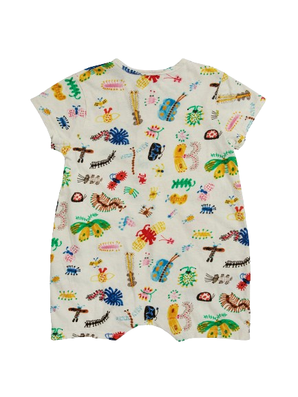 Tutina con insetti divertenti ovunque 124AB084 MULTICOLORE BOBO CHOSES 