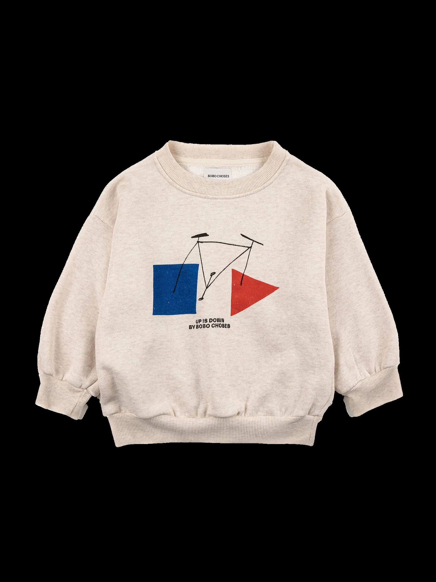 Felpa con stampa 223AC036 BEIGE BOBO CHOSES 