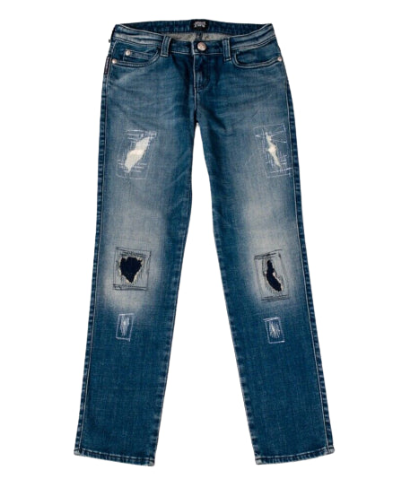 Jeans con effetto vissuto