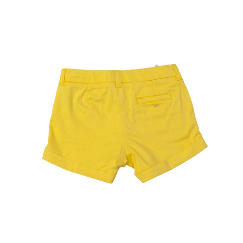 Shorts bambina cotone gialli